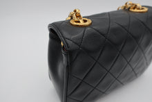 Load image into Gallery viewer, CHANEL Mini Matelasse Chain shoulder bag Lambskin Black/Gold hardware Shoulder bag 800090204