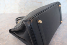 Load image into Gallery viewer, HERMES BIRKIN 30 Togo leather Black □H Engraving Hand bag 700120068