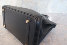 Load image into Gallery viewer, HERMES BIRKIN 30 Togo leather Black □H Engraving Hand bag 700120068