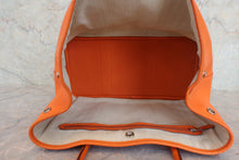 将图片加载到图库查看器,HERMES GARDEN PARTY PM Negonda leather Orange □N刻印 Tote bag 800050089