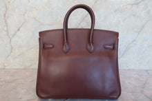 Load image into Gallery viewer, HERMES BIRKIN 25 Graine leather Brown □K Engraving Hand bag 800010041