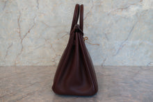 Load image into Gallery viewer, HERMES BIRKIN 25 Graine leather Brown □K Engraving Hand bag 800010041