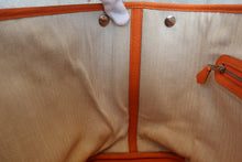 将图片加载到图库查看器,HERMES GARDEN PARTY PM Negonda leather Orange □N刻印 Tote bag 800050089