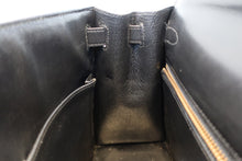 画像をギャラリービューアに読み込む, HERMES/エルメス ケリー28 ボックスカーフ ブラック 〇T刻印 ハンドバッグ 7000010230