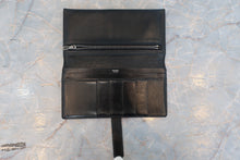 Load image into Gallery viewer, HERMES  Bearn classic Box carf leather Black □G Engraving Wallet 700050243