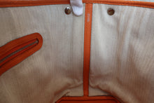 将图片加载到图库查看器,HERMES GARDEN PARTY PM Negonda leather Orange □N刻印 Tote bag 800050089