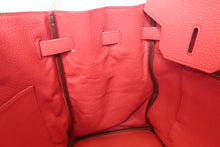 将图片加载到图库查看器,HERMES BIRKIN 35 Clemence leather Bougainvillier □N刻印 Hand bag 700100178