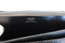 Load image into Gallery viewer, HERMES  Bearn classic Box carf leather Black □G Engraving Wallet 700050243