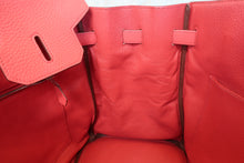 将图片加载到图库查看器,HERMES BIRKIN 35 Clemence leather Bougainvillier □N刻印 Hand bag 700100178