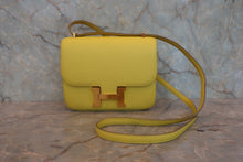将图片加载到图库查看器,HERMES CONSTANCE3 MINI Epsom leather Lime D刻印 Shoulder bag 800080079
