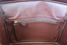 Load image into Gallery viewer, HERMES BIRKIN 25 Graine leather Brown □K Engraving Hand bag 800010041