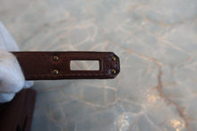 Load image into Gallery viewer, HERMES BIRKIN 25 Graine leather Brown □K Engraving Hand bag 800010041