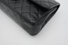 画像をギャラリービューアに読み込む, CHANEL/シャネル マトラッセWフラップWチェーンショルダーバッグ キャビアスキン ブラック/シルバー金具 ショルダーバッグ 800100023