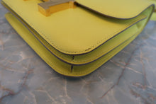 将图片加载到图库查看器,HERMES CONSTANCE3 MINI Epsom leather Lime D刻印 Shoulder bag 800080079