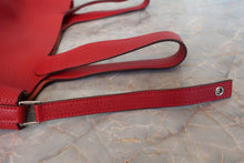 将图片加载到图库查看器,HERMES PICOTIN LOCK MM Clemence leather Rouge casaque X刻印 Hand bag 700100181