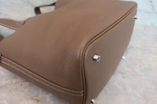 将图片加载到图库查看器,HERMES PICOTIN LOCK MM Clemence leather Etoupe gray D刻印 Hand bag 800030084