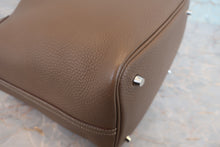 将图片加载到图库查看器,HERMES PICOTIN LOCK MM Clemence leather Etoupe gray D刻印 Hand bag 800030084