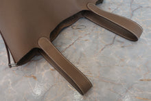 将图片加载到图库查看器,HERMES PICOTIN LOCK MM Clemence leather Etoupe gray D刻印 Hand bag 800030084