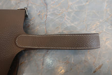 将图片加载到图库查看器,HERMES PICOTIN LOCK MM Clemence leather Etoupe gray D刻印 Hand bag 800030084