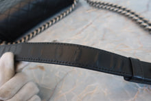 将图片加载到图库查看器,CHANEL/香奈儿 Leboy 链条包 羊皮 Black/Silver hadware(黑色/银色金属) 肩背包 800070008