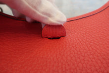 将图片加载到图库查看器,HERMES EVELYNE TPM Clemence leather Vermillon T刻印 Shoulder bag 700120049