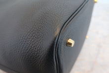将图片加载到图库查看器,HERMES PICOTIN LOCK MM Clemence leather Black D刻印 Hand bag 800020208
