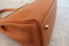 画像をギャラリービューアに読み込む, HERMES/エルメス ケリー28 トゴ ゴールド □E刻印 ショルダーバッグ 800010025