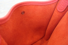 将图片加载到图库查看器,HERMES EVELYNE TPM Clemence leather Vermillon T刻印 Shoulder bag 700120049