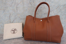 将图片加载到图库查看器,HERMES  GARDEN PARTY PM Negonda leather Gold □K刻印 Tote bag 700100167