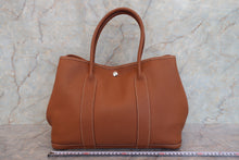将图片加载到图库查看器,HERMES  GARDEN PARTY PM Negonda leather Gold □K刻印 Tote bag 700100167
