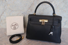 將圖片載入圖庫檢視器 HERMES/エルメス ケリー28 トゴ ブラック □I刻印 ショルダーバッグ 700120062