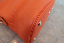将图片加载到图库查看器,HERMES/BOLIDE 31 Clemence leather Orange poppy T刻印 Shoulder bag 800050090