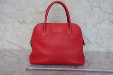 将图片加载到图库查看器,HERMES/BOLIDE 31 Clemence leather Rouge casaque □Q刻印 Shoulder bag 800020176