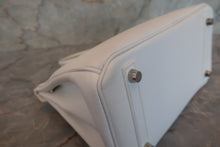Load image into Gallery viewer, HERMES BIRKIN 25 Epsom leather White □R Engraving Hand bag 700080085