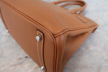 将图片加载到图库查看器,HERMES BIRKIN 30 Togo leather Gold □Q刻印 Hand bag 800020085