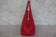 将图片加载到图库查看器,HERMES/BOLIDE 31 Clemence leather Rouge casaque □Q刻印 Shoulder bag 800020176