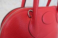 将图片加载到图库查看器,HERMES/BOLIDE 31 Clemence leather Rouge casaque □Q刻印 Shoulder bag 800020176