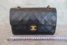 画像をギャラリービューアに読み込む, CHANEL/シャネル マトラッセWフラップWチェーンショルダーバッグ ラムスキン ブラック/ゴールド金具 ショルダーバッグ 800080152
