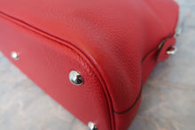 将图片加载到图库查看器,HERMES/BOLIDE 31 Clemence leather Rouge casaque □Q刻印 Shoulder bag 800020176