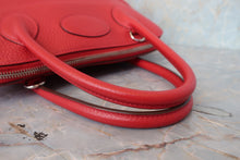 将图片加载到图库查看器,HERMES/BOLIDE 31 Clemence leather Rouge casaque □Q刻印 Shoulder bag 800020176