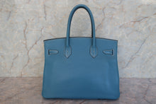 画像をギャラリービューアに読み込む, HERMES/エルメス バーキン30 トリヨンクレマンス ブルージーン □H刻印 ハンドバッグ 800010032
