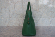 画像をギャラリービューアに読み込む, HERMES/エルメス ボリード35 バイカラー クシュベル グリーン/ネイビー 〇V刻印 ショルダーバッグ 700090136