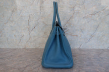 画像をギャラリービューアに読み込む, HERMES/エルメス バーキン30 トリヨンクレマンス ブルージーン □H刻印 ハンドバッグ 800010032