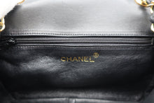 画像をギャラリービューアに読み込む, CHANEL/シャネル ココマークチェーンショルダーバッグ ラムスキン ブラック/ゴールド金具 ショルダーバッグ 800100022