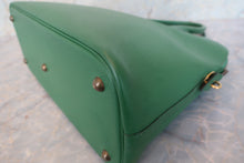 画像をギャラリービューアに読み込む, HERMES/エルメス ボリード35 バイカラー クシュベル グリーン/ネイビー 〇V刻印 ショルダーバッグ 700090136