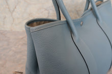 将图片加载到图库查看器,HERMES  GARDEN PARTY PM Negonda leather Ciel □M刻印 Tote bag 700100208