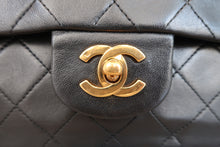 画像をギャラリービューアに読み込む, CHANEL/シャネル マトラッセWフラップWチェーンショルダーバッグ ラムスキン ブラック/ゴールド金具 ショルダーバッグ 800080152