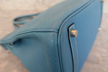 画像をギャラリービューアに読み込む, HERMES/エルメス バーキン30 トリヨンクレマンス ブルージーン □H刻印 ハンドバッグ 800010032