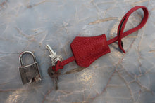 将图片加载到图库查看器,HERMES/BOLIDE 31 Clemence leather Rouge casaque □Q刻印 Shoulder bag 800020176