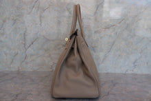 画像をギャラリービューアに読み込む, HERMES/エルメス バーキン35 トゴ トゥルティエールグレー □L刻印 ハンドバッグ 700080079